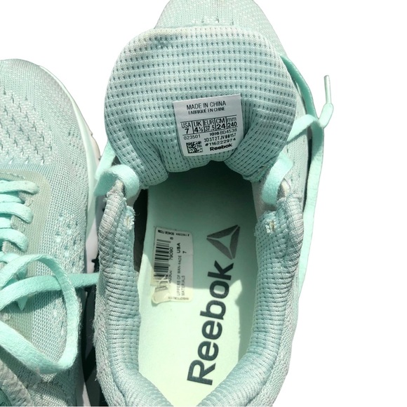 Reebok Print Smooth Running Shoes Mist Green (size 7) - Picture 7 of 9